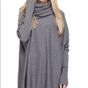 Women’s Oversized Sweater Cowl Neck Long Sleeve